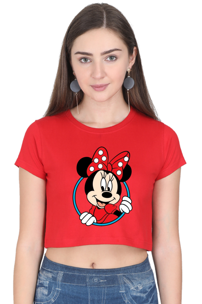 Minnie Mouse Crop Top