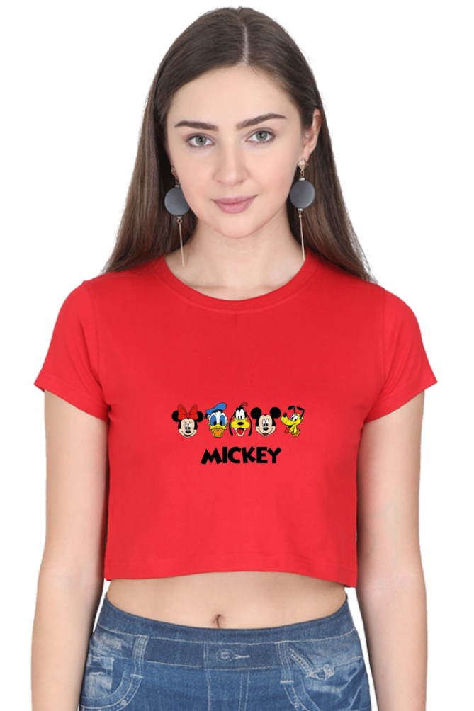 Mickey Team Crop Top