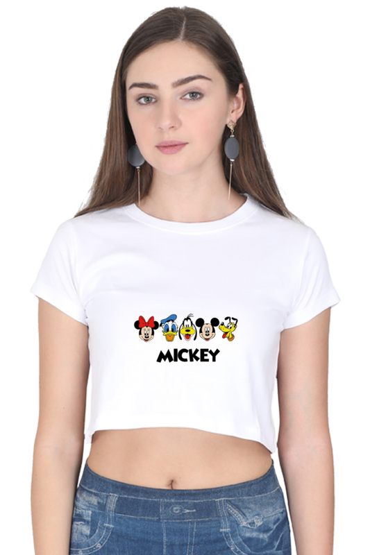 Mickey Team Crop Top