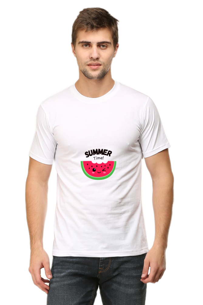 Summer Time Regular T-Shirt For Men