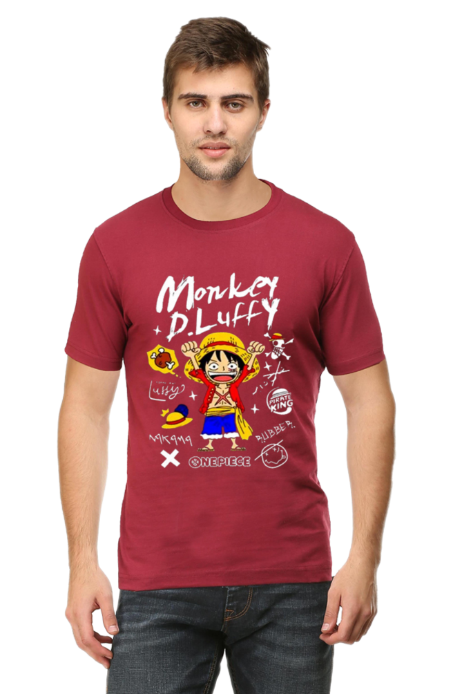 One Piece Monkey D Luffy - Regular T-Shirt For Men