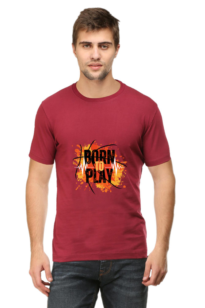 Born To Play Regular T-Shirt For Men