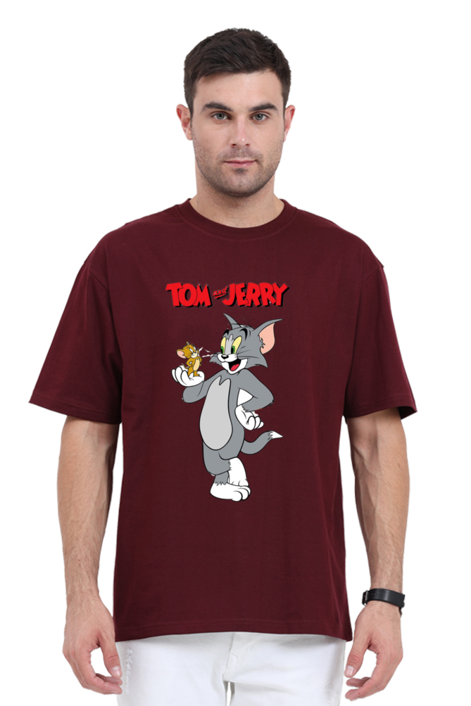 Tom and Jerry Oversized T Shirt