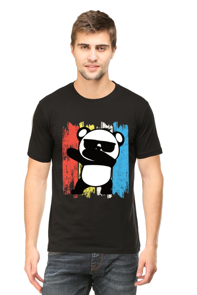 Panda Print - Regular T-Shirt For Men