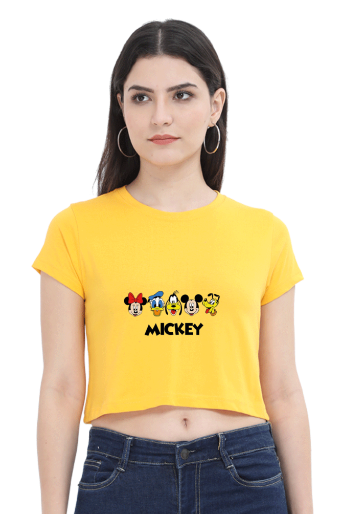 Mickey Team Crop Top