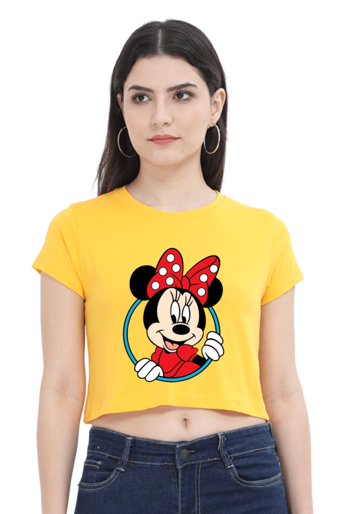 Minnie Mouse Crop Top