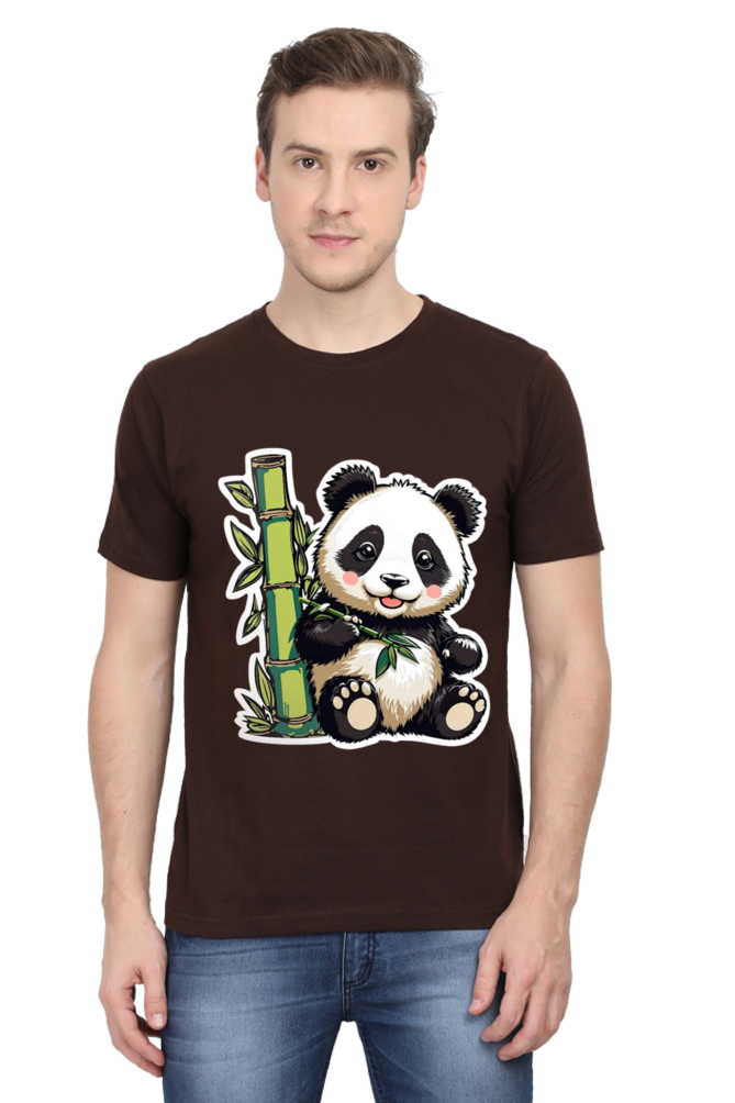 Panda Print - Regular T-Shirt For Men