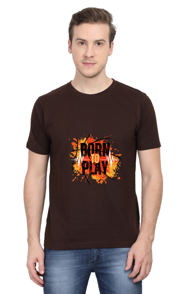 Born To Play Regular T-Shirt For Men