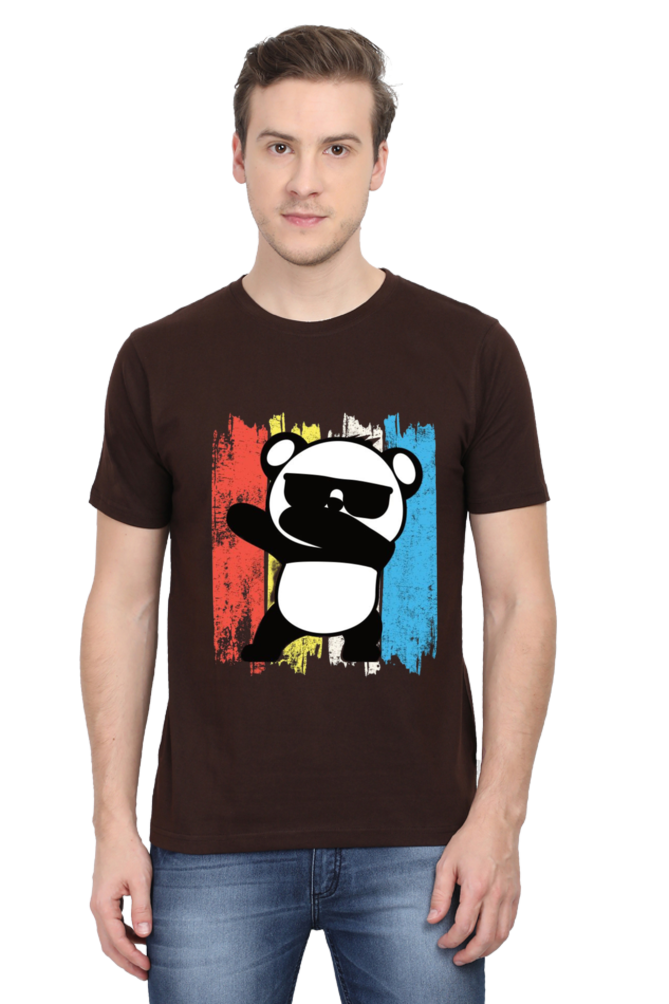 Panda Print - Regular T-Shirt For Men