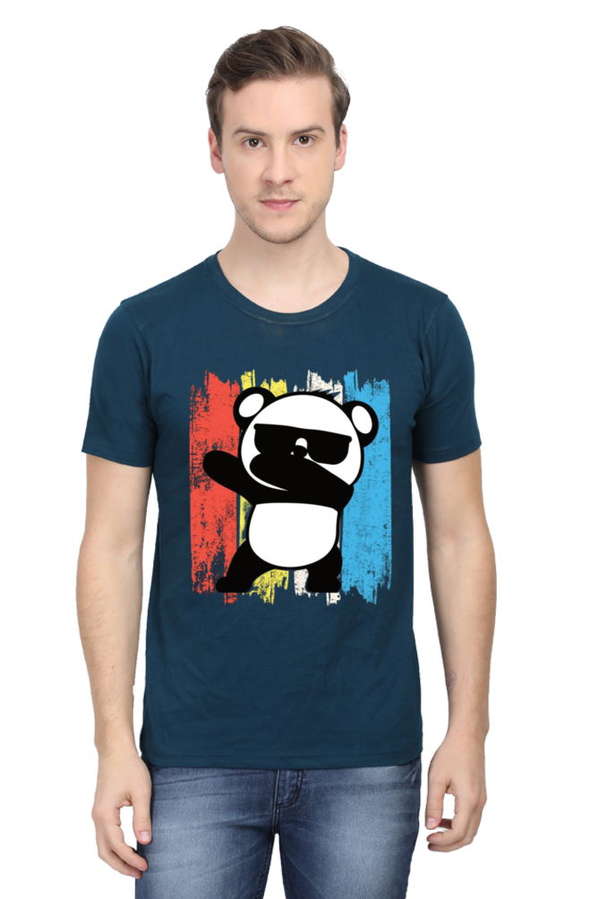 Panda Print - Regular T-Shirt For Men