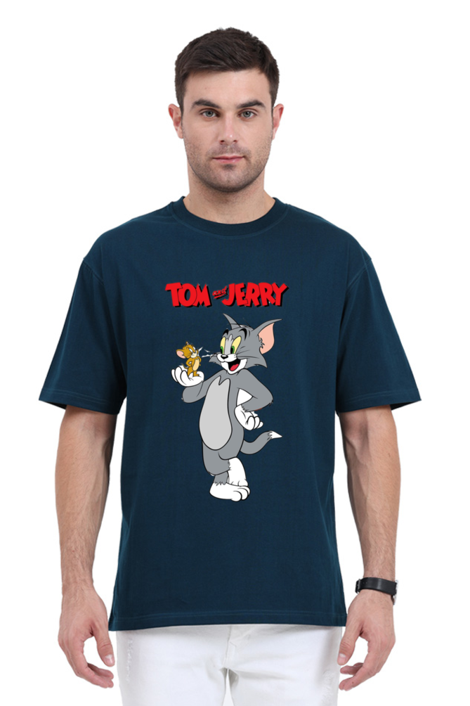 Tom and Jerry Oversized T Shirt