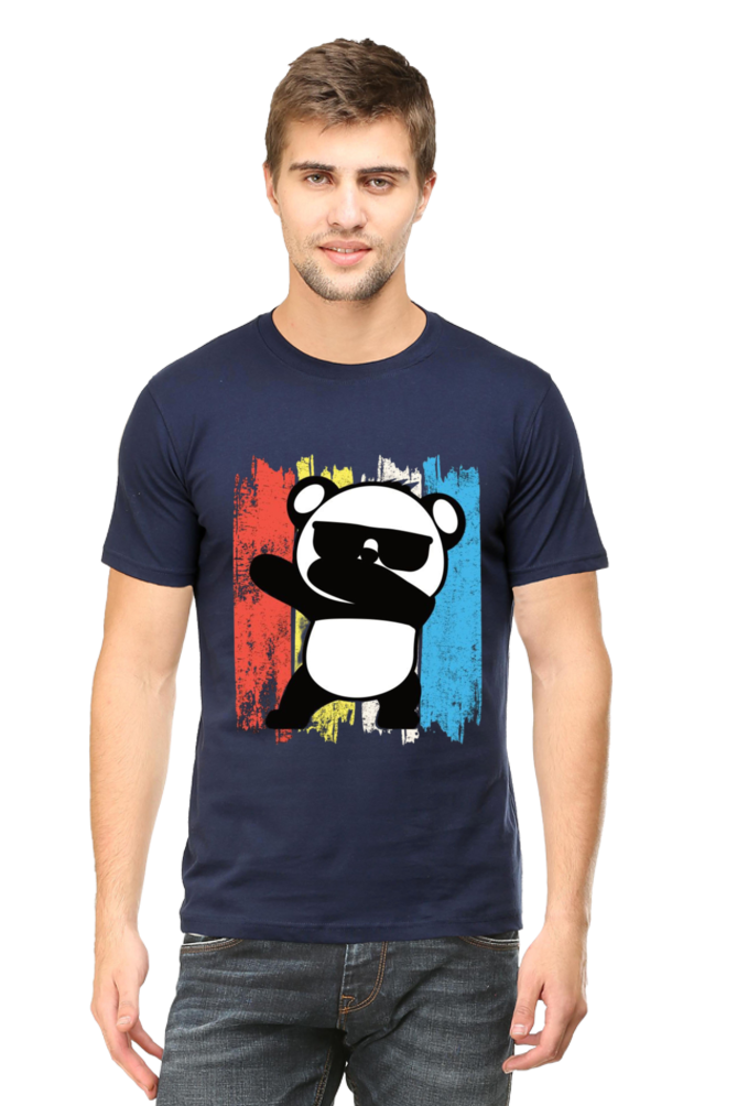 Panda Print - Regular T-Shirt For Men