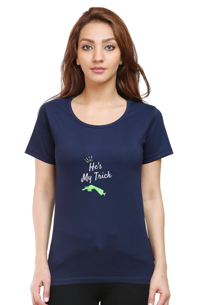 My Trick - Navy Blue Couple T Shirt