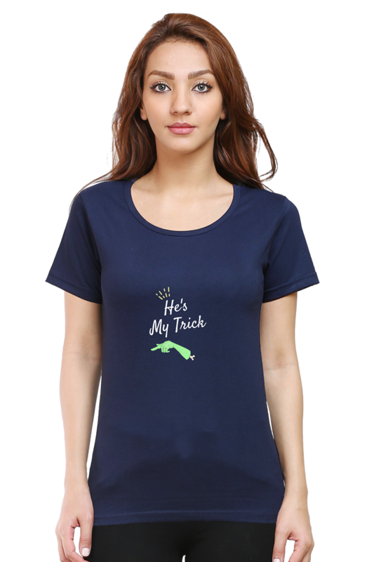 My Trick - Navy Blue Couple T Shirt