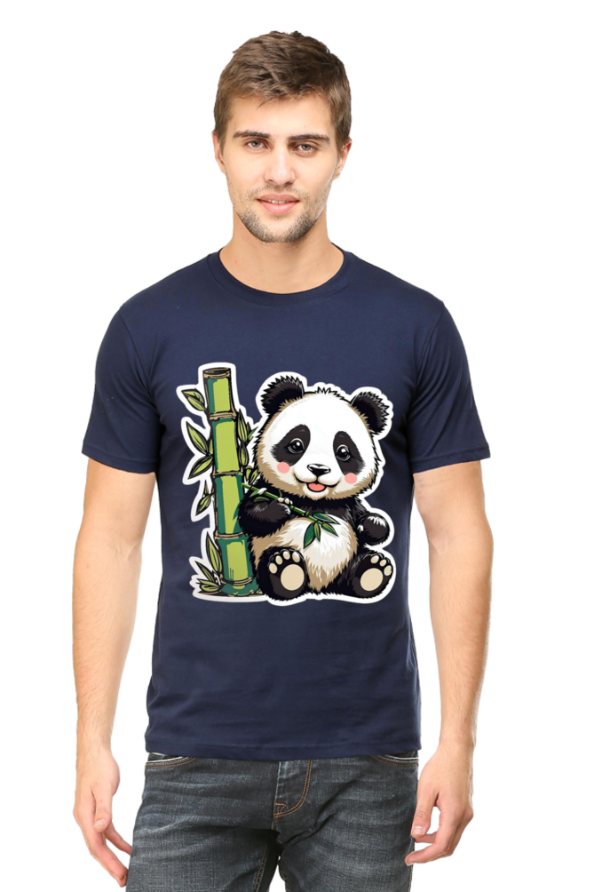 Panda Print - Regular T-Shirt For Men