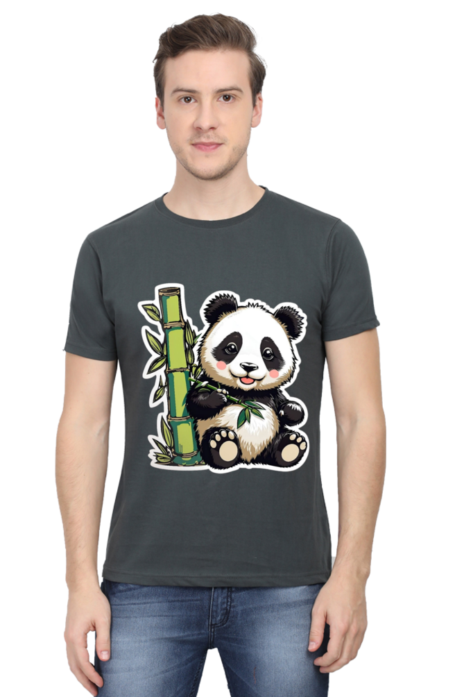 Panda Print - Regular T-Shirt For Men