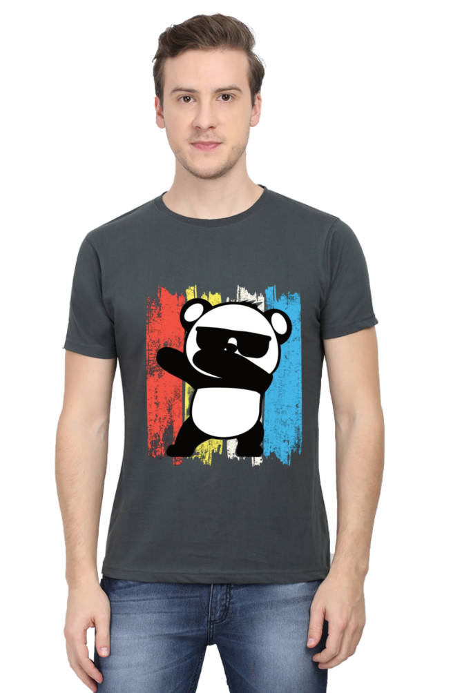 Panda Print - Regular T-Shirt For Men