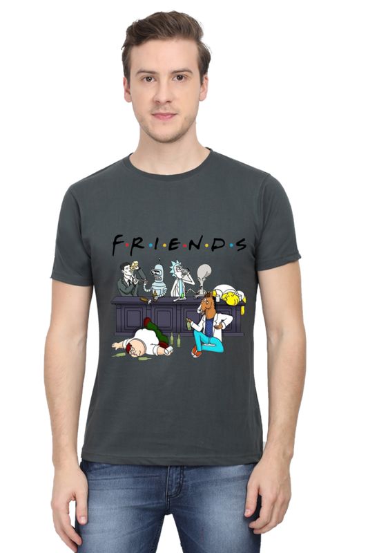 The Simpsons Friends - Regular T-Shirt For Men