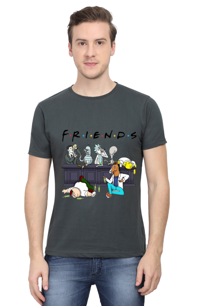 The Simpsons Friends - Regular T-Shirt For Men