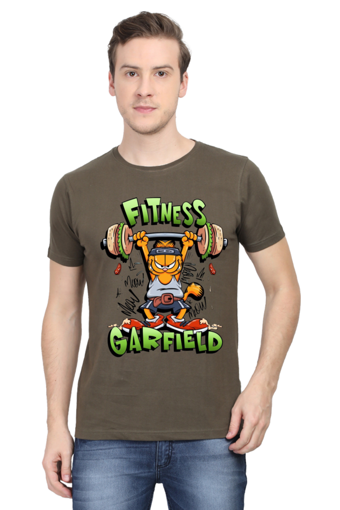 Fitness Garfield - Regular T-Shirt For Men