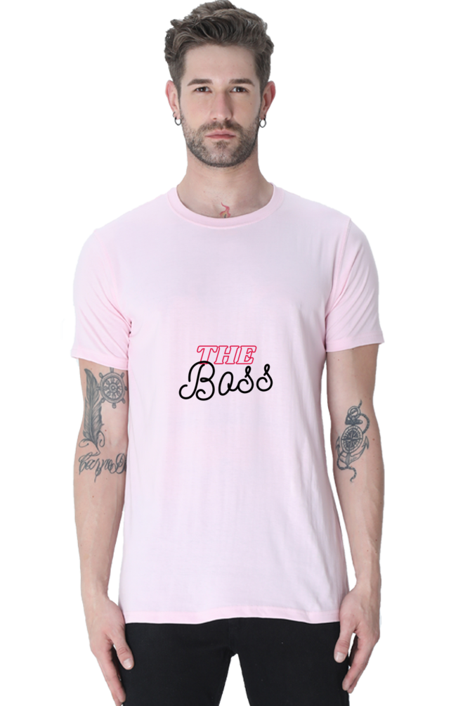 The Boss - Pink Couple T Shirt