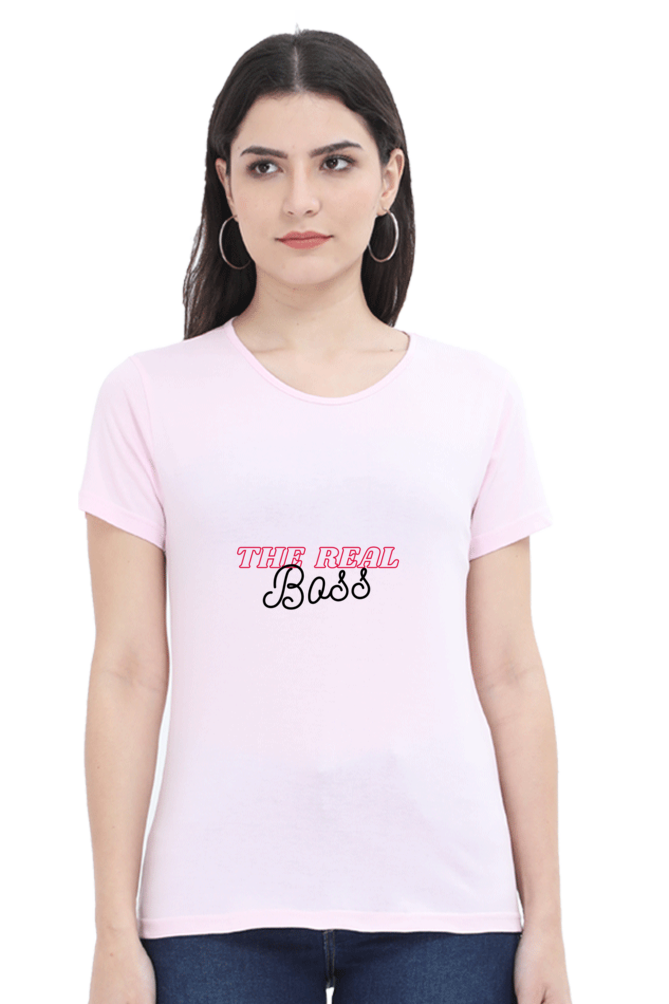 The Boss - Pink Couple T Shirt