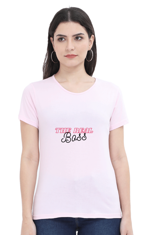 The Boss - Pink Couple T Shirt