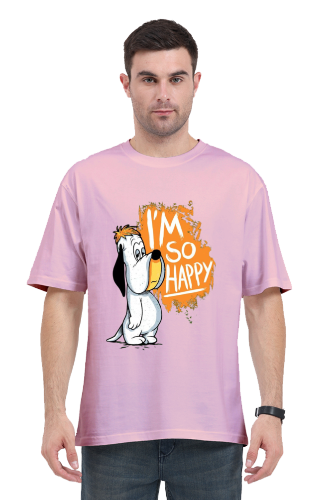 Droopy Print Oversized T Shirt