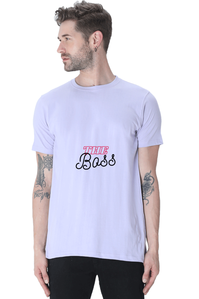 The Boss - Lavender Couple T Shirt