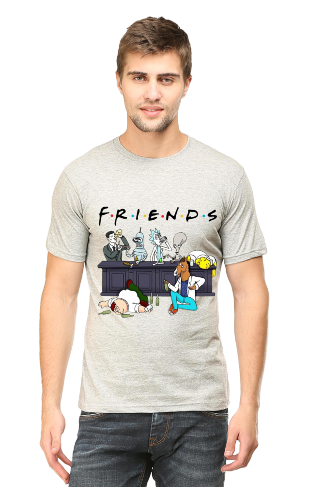 The Simpsons Friends - Regular T-Shirt For Men