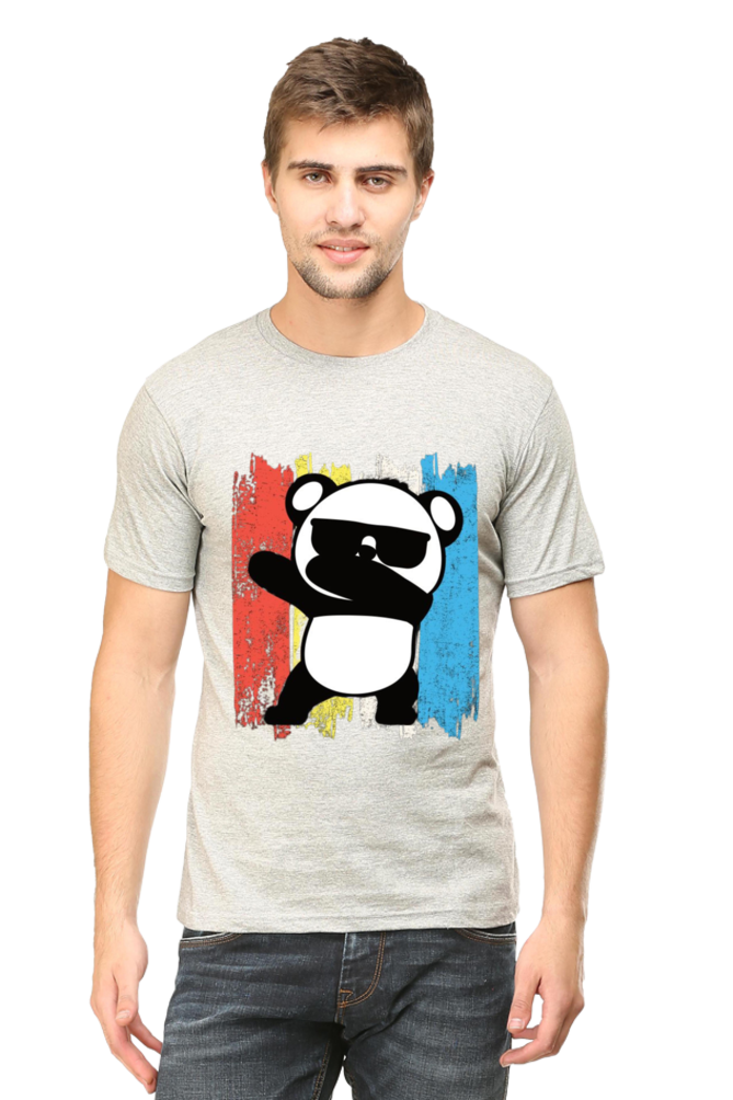 Panda Print - Regular T-Shirt For Men