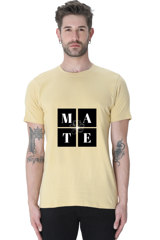 Soulmate - Beige Couple T Shirt