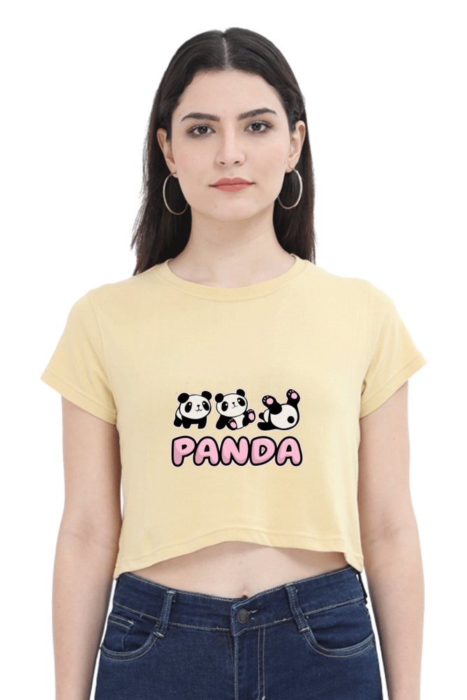 Panda Crop Top