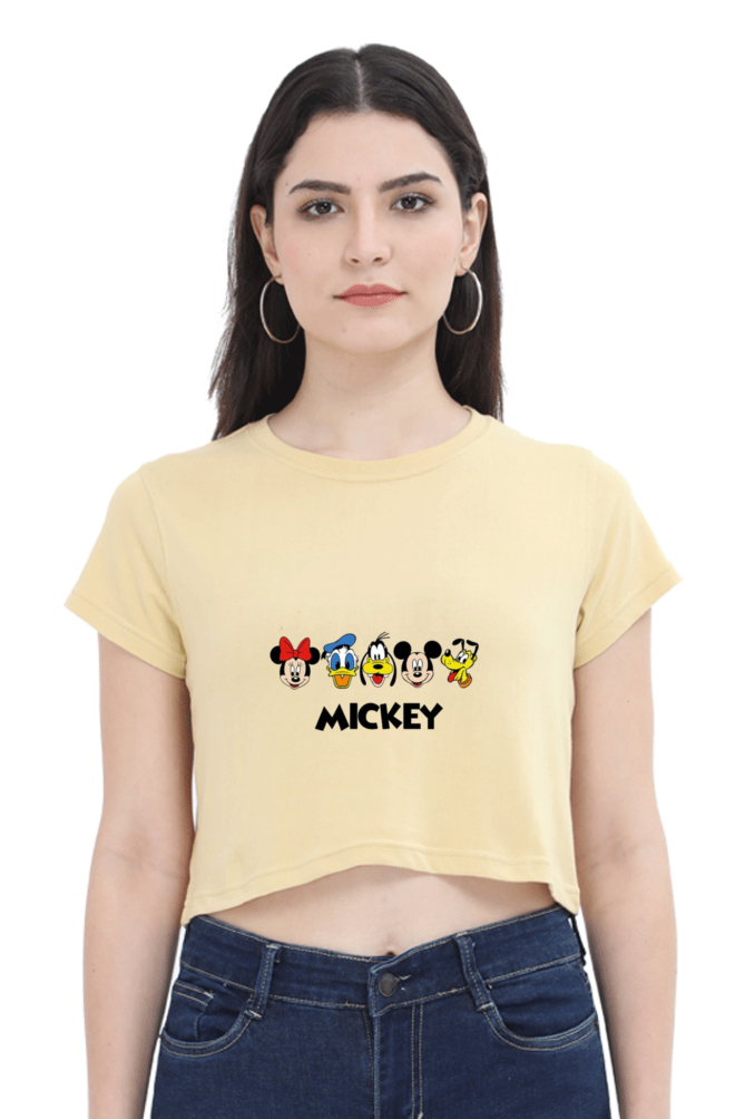 Mickey Team Crop Top