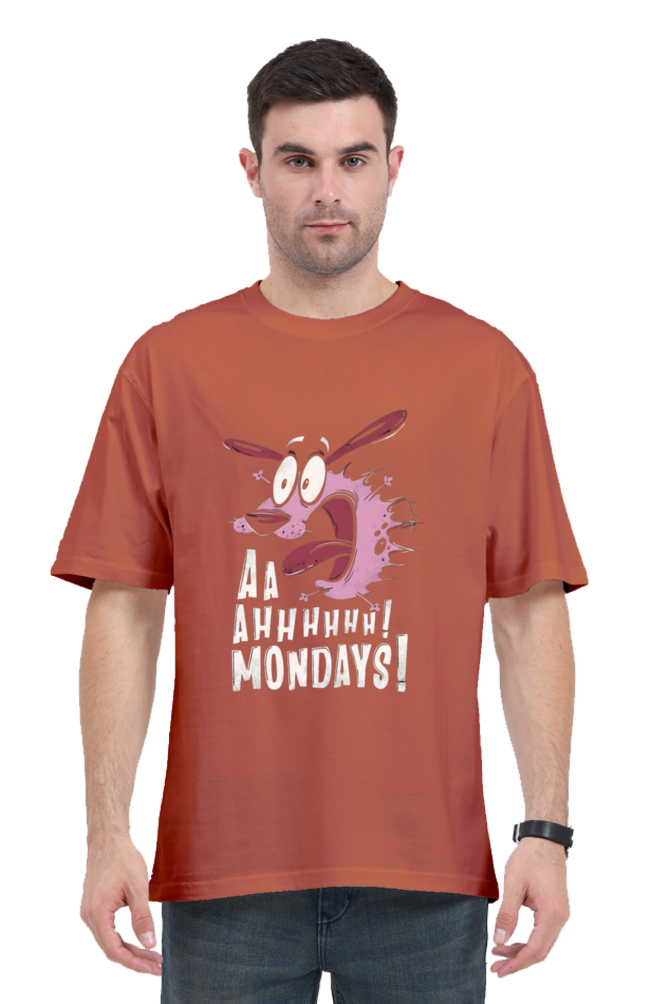 Courage the Cowardly Dog - Oversized T Shirt