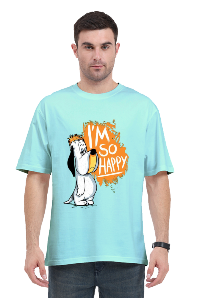 Droopy Print Oversized T Shirt