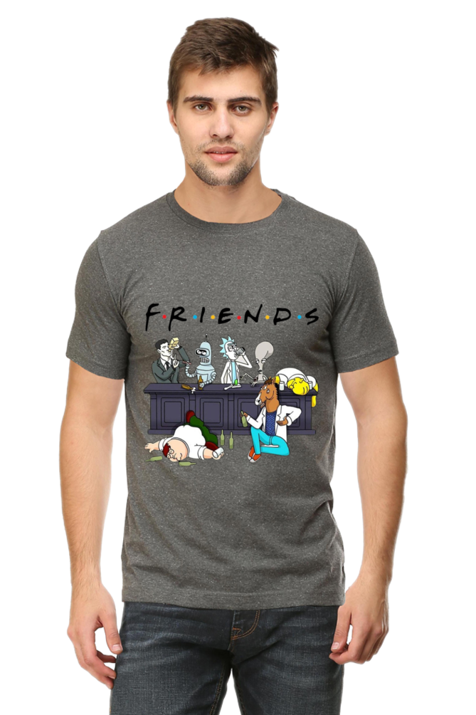 The Simpsons Friends - Regular T-Shirt For Men