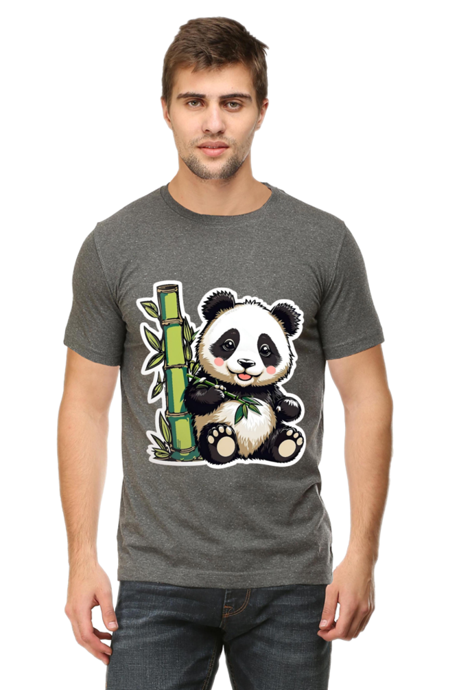 Panda Print - Regular T-Shirt For Men