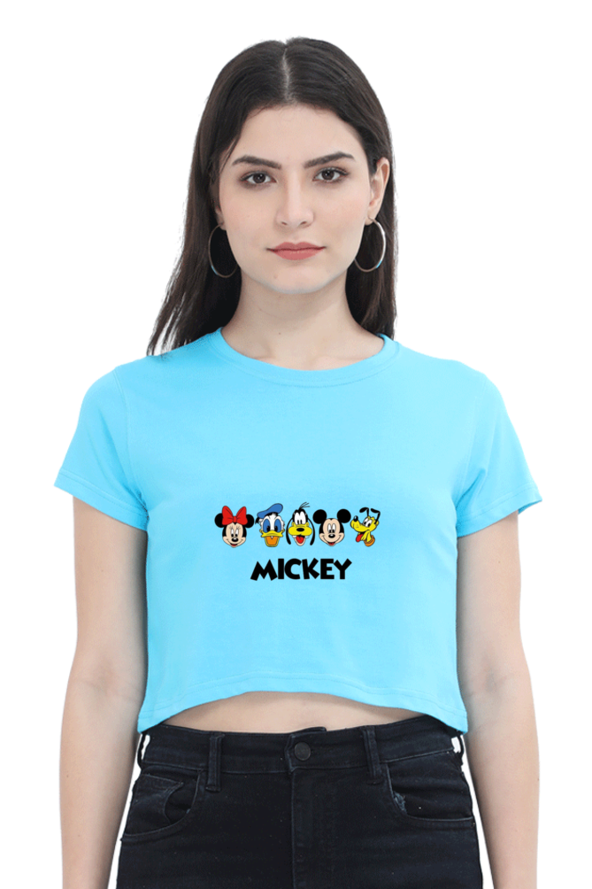 Mickey Team Crop Top