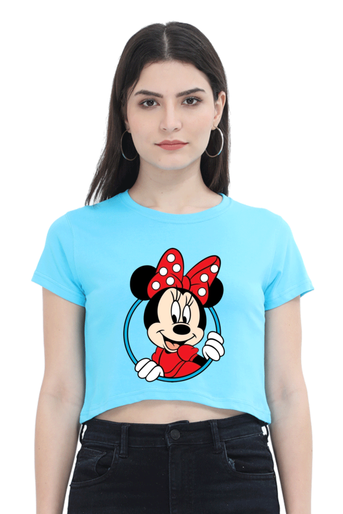 Minnie Mouse Crop Top