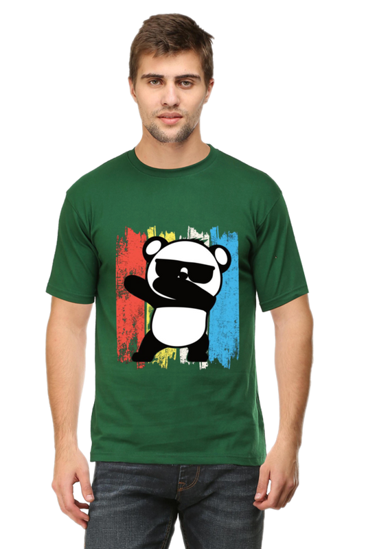 Panda Print - Regular T-Shirt For Men