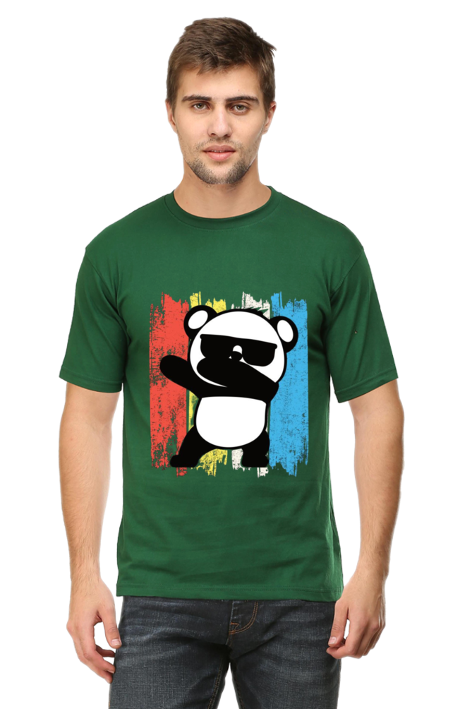 Panda Print - Regular T-Shirt For Men