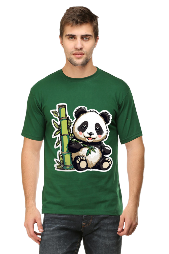 Panda Print - Regular T-Shirt For Men