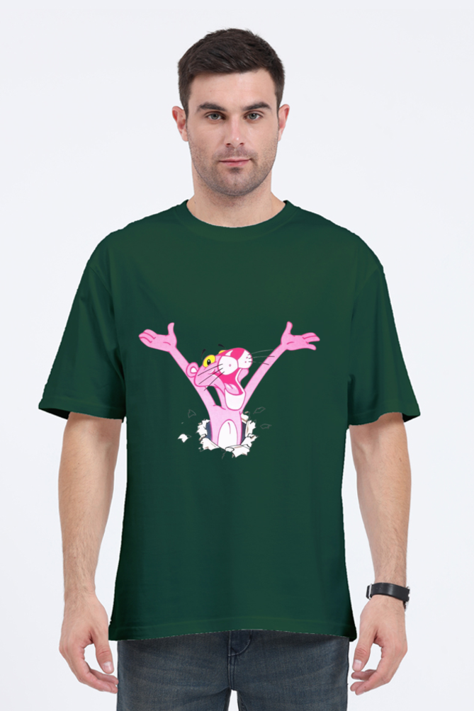 The Pink Panther Print Oversized T Shirt